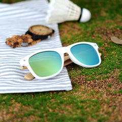 Women's Rectangle  Boracay Summer' Wooden Sunglasses