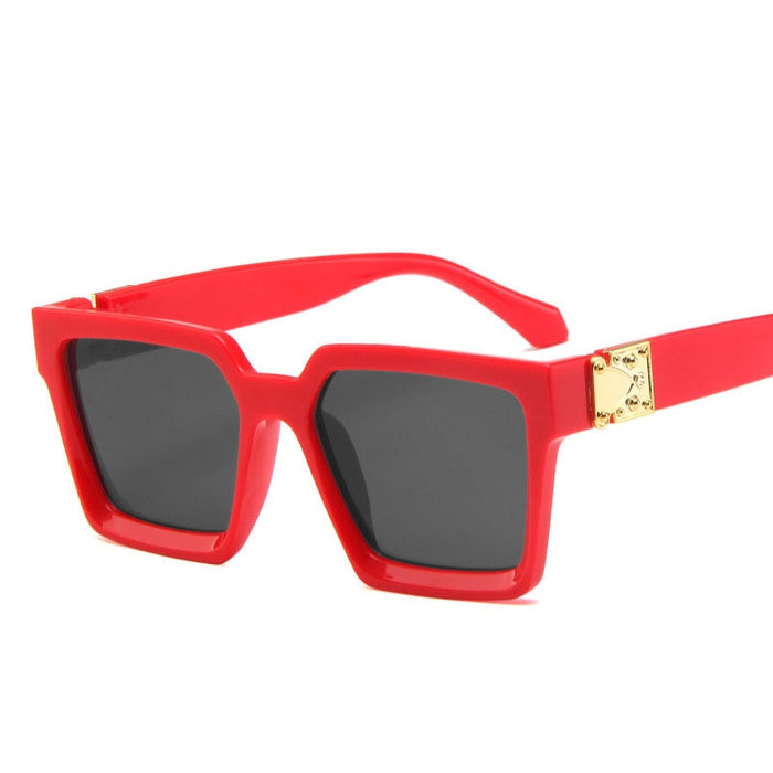 Women's Vintage Square 'Coraline' Plastic Sunglasses