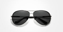 Men's Steampunk Pilot 'Gucci Roll' Metal Sunglasses