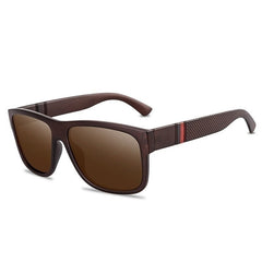 Men's Range Square 'Panter Gloss' Plastic Sunglasses