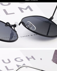 Women's Round 'Sally Night' Metal Sunglasses