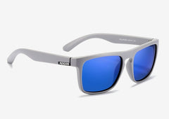 Men's Square Polarized 'Cycopath Volt' Plastic Sunglasses