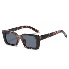 Women's Retro Square 'Jane Beauty In the Jungle' Plastic Sunglasses