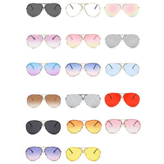 Women's Oversized 'Scoutwire' Metal Sunglasses