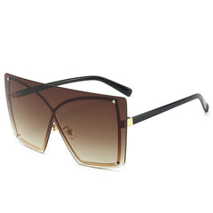 Women's Polarized Rimless 'Stingray Women's' Plastic Sunglasses