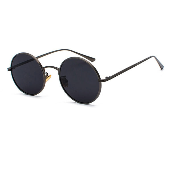 Women's Round 'Power Girl' Metal Sunglasses