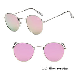 Women's Round 'Sally Night' Metal Sunglasses