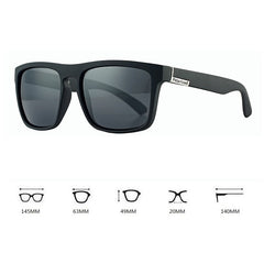 Men's Range Square 'Panter Gloss' Plastic Sunglasses