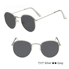 Women's Round 'Sally Night' Metal Sunglasses