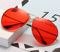 Women's Oversized 'Scoutwire' Metal Sunglasses