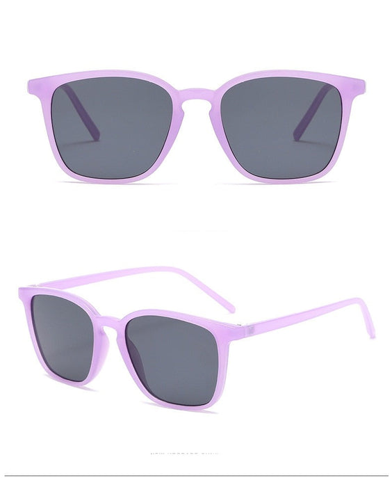 Women's Square 'Simple Aloha' Plastic Sunglasses
