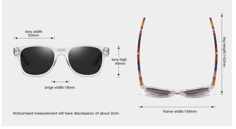 Women's Polarized Pilot 'Shintu Zen' Wooden Sunglasses
