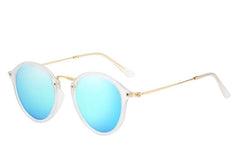 Women's Round 'Joyous Union' Metal Sunglasses