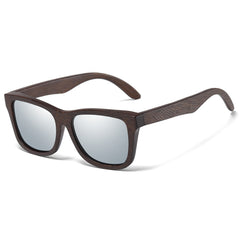 Men's Polarized Square 'Sunstastic' Bamboo Sunglasses