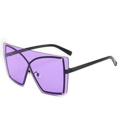 Women's Polarized Rimless 'Stingray Women's' Plastic Sunglasses