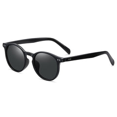 Women's Retro Round 'Hot Mama' Plastic Sunglasses