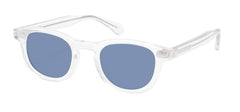 Men's Round Transparent 'The Wide' Plastic Sunglasses