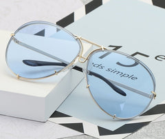 Women's Oversized 'Scoutwire' Metal Sunglasses