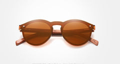 Men's Rimless 'Raja Summer' Wooden Sunglasses