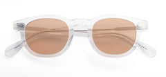 Men's Round Transparent 'The Wide' Plastic Sunglasses