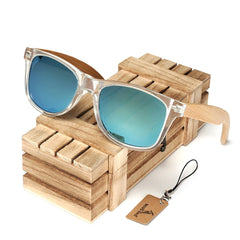 Women's Rectangle  Boracay Summer' Wooden Sunglasses