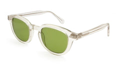 Men's Round Transparent 'The Wide' Plastic Sunglasses