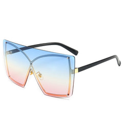 Women's Polarized Rimless 'Stingray Women's' Plastic Sunglasses