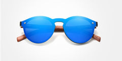 Men's Rimless 'Raja Summer' Wooden Sunglasses