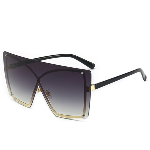 Women's Polarized Rimless 'Stingray Women's' Plastic Sunglasses