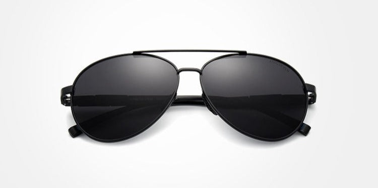 Men's Pilot Polarized 'Boss Jet' Metal Sunglasses