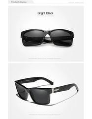 Men's Square Plastic 'Wave Rider Vibes' Polarized Sunglasses