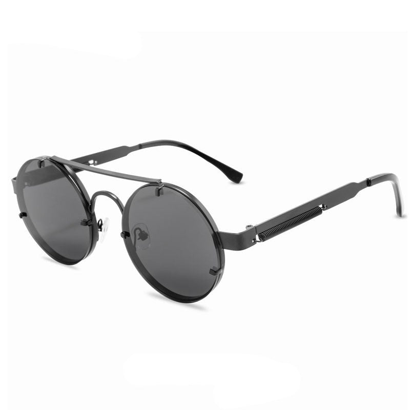 Men's Vintage Round 'Avalanche' Metal Sunglasses