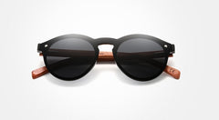 Men's Rimless 'Raja Summer' Wooden Sunglasses