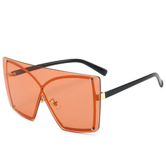 Women's Polarized Rimless 'Stingray Women's' Plastic Sunglasses