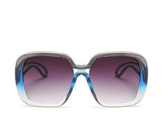 Women's Oversized Square 'Daiki Yuki' Plastic Sunglasses