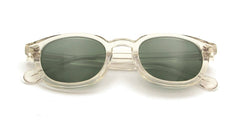 Men's Round Transparent 'The Wide' Plastic Sunglasses