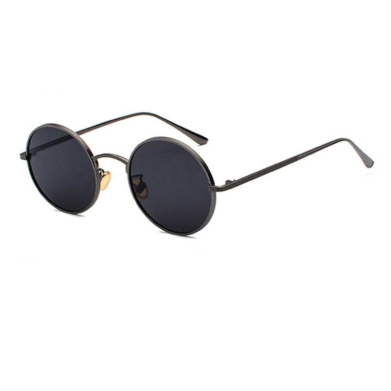 Women's Round 'Power Girl' Metal Sunglasses