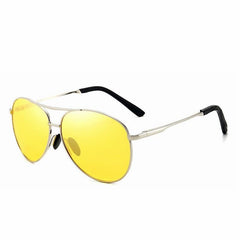 Men's Aviation Polarized 'The Matrix III' Metal Sunglasses