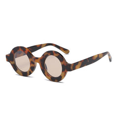 Women's Retro Small Round 'Marigold'  Plastic Sunglasses