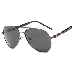 Men's  Polarized Pilot 'Dr. Johnny Dep'  Metal Sunglasses