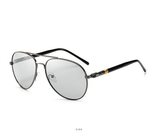 Men's  Polarized Pilot 'Dr. Johnny Dep'  Metal Sunglasses