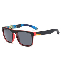 Men's Polarized Square 'Die Hard' Plastic Sunglasses