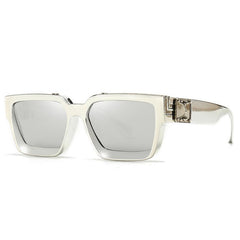 Women's Retro Rectangle ' Small Bullet' Plastic Sunglasses