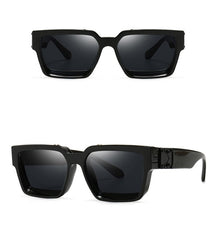 Women's Retro Rectangle ' Small Bullet' Plastic Sunglasses