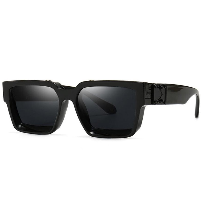 Women's Retro Rectangle ' Small Bullet' Plastic Sunglasses