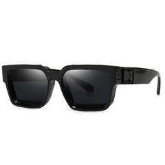 Women's Retro Rectangle ' Small Bullet' Plastic Sunglasses