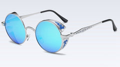 Men's Polarized Round 'Banshee Look' Metal Sunglasses