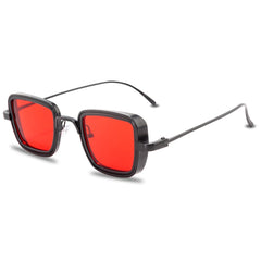 Men's Vintage Square 'Classic Blit' Metal Sunglasses