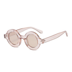 Women's Retro Small Round 'Marigold'  Plastic Sunglasses