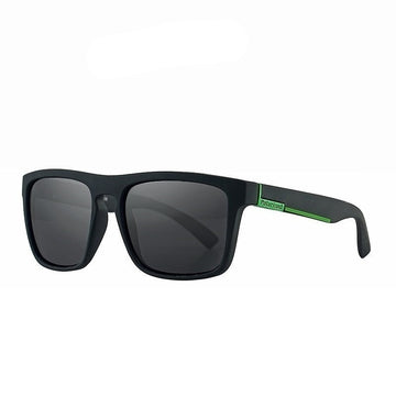 Men's Polarized Square 'Die Hard' Plastic Sunglasses